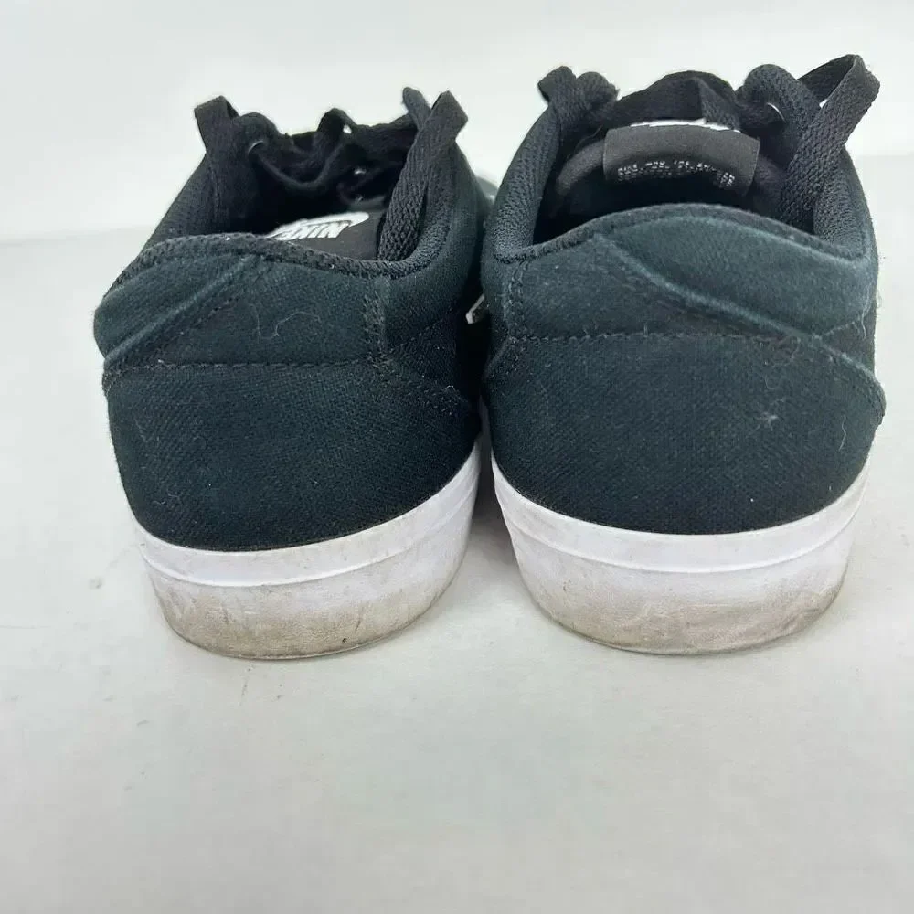 Nike SB Charge canvas skateboarding shoe sneaker CD6279-002 Size 7.5 black white